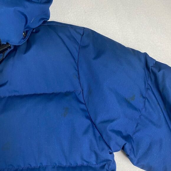 Vintage The North Face Jacket 70s Small Down Puffer Blue USA Expedition Coat 80s - Picture 4 of 14